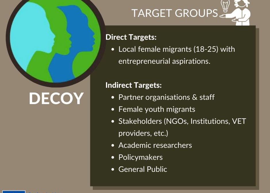 DECOY Erasmus+ Project: Target Groups